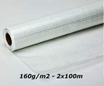 Reinforced film 160gsm - translucent - 2x100m