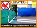 Trudnopalna plandeka na ogrodzenie 1,76 x 3,41m - EN 13501-1 B