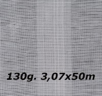 Siatka przeciwpyłowa 3,07 x 50 m biała 130 g/m² na rusztowania