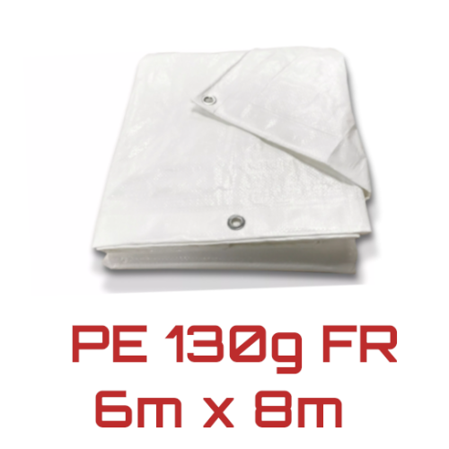 plandeka trudnopalna 6x8