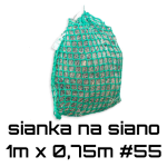 Siatka na siano – worek 1×0,75 m | oczko 55 mm | slow feeding