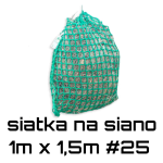 Siatka na siano – worek 1×1,5 m | oczko 25 mm | slow feeding