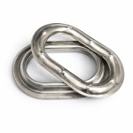 Oczko plandekowe INOX 22×42 mm – liwers nierdzewny