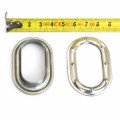Oczka plandekowe owalne INOX nierdzewne 22x42mm