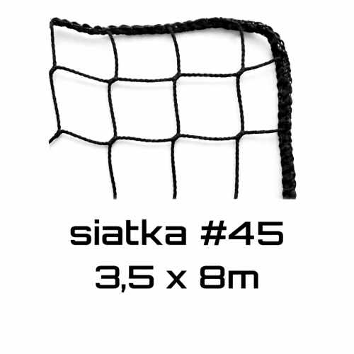 siatka L345 3,5x8 czarna