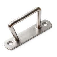 Lashing rectangle hook - stainless - INOX h16 (1)