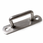 Uchwyt naburtowy prostokątny INOX 65 mm | nierdzewka