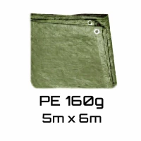 Protective tarpaulin 5x6 150 STANDARD