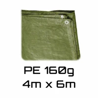 Protective tarpaulin 4x6 150 STANDARD