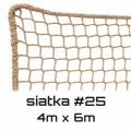siatka L325 4x6 ciemny beż