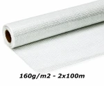 Folia zbrojona transparentna PE/HDPE 2 × 100 m, 160 g/m², UV5