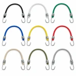 Bungee tensioner with hooks 8 mm – 100 cm – colors