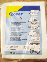 Flame-retardant tarp FR – 3 × 4 m, 140 g/m² DIN 4102-B1. (1)