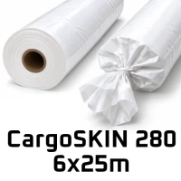 Folia termokurczliwa CargoSKIN 280 UV1 – 6x25 m, 300 µm, biała