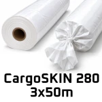Folia termokurczliwa CargoSKIN 280 UV1 – 3x50 m, 300 µm, biała